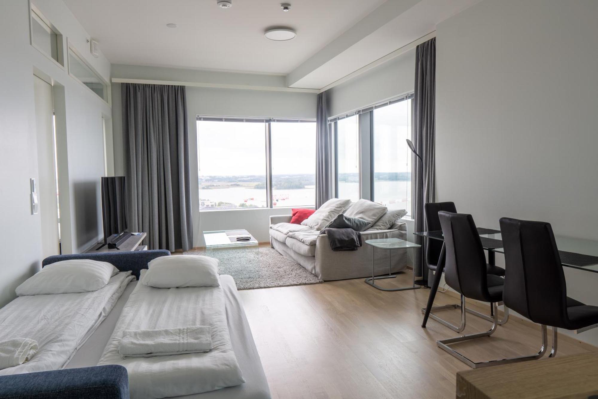 18Th Floor Helsinki High Point 1 Bdr Apartment With City View - Free Garage Parking Luaran gambar